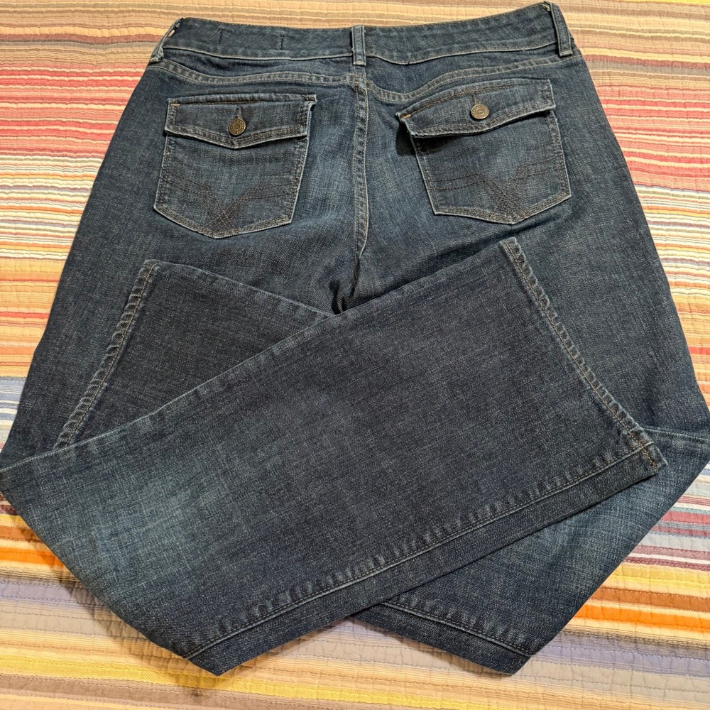 GAP Curvy‎ Stretch Bootcut Jeans Dark Wash Women's Size 10R